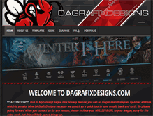 Tablet Screenshot of dagrafixdesigns.com